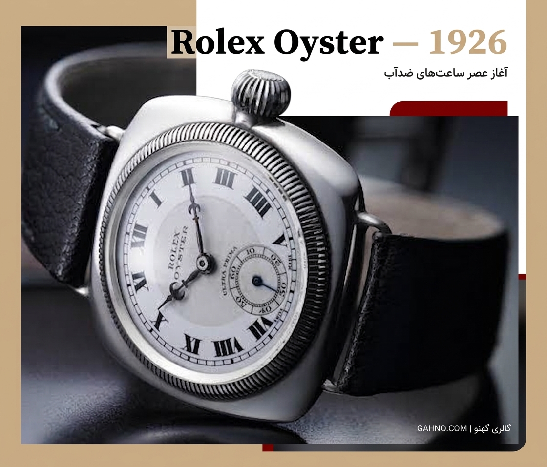 Rolex Oyster در سال ۱۹۲۶