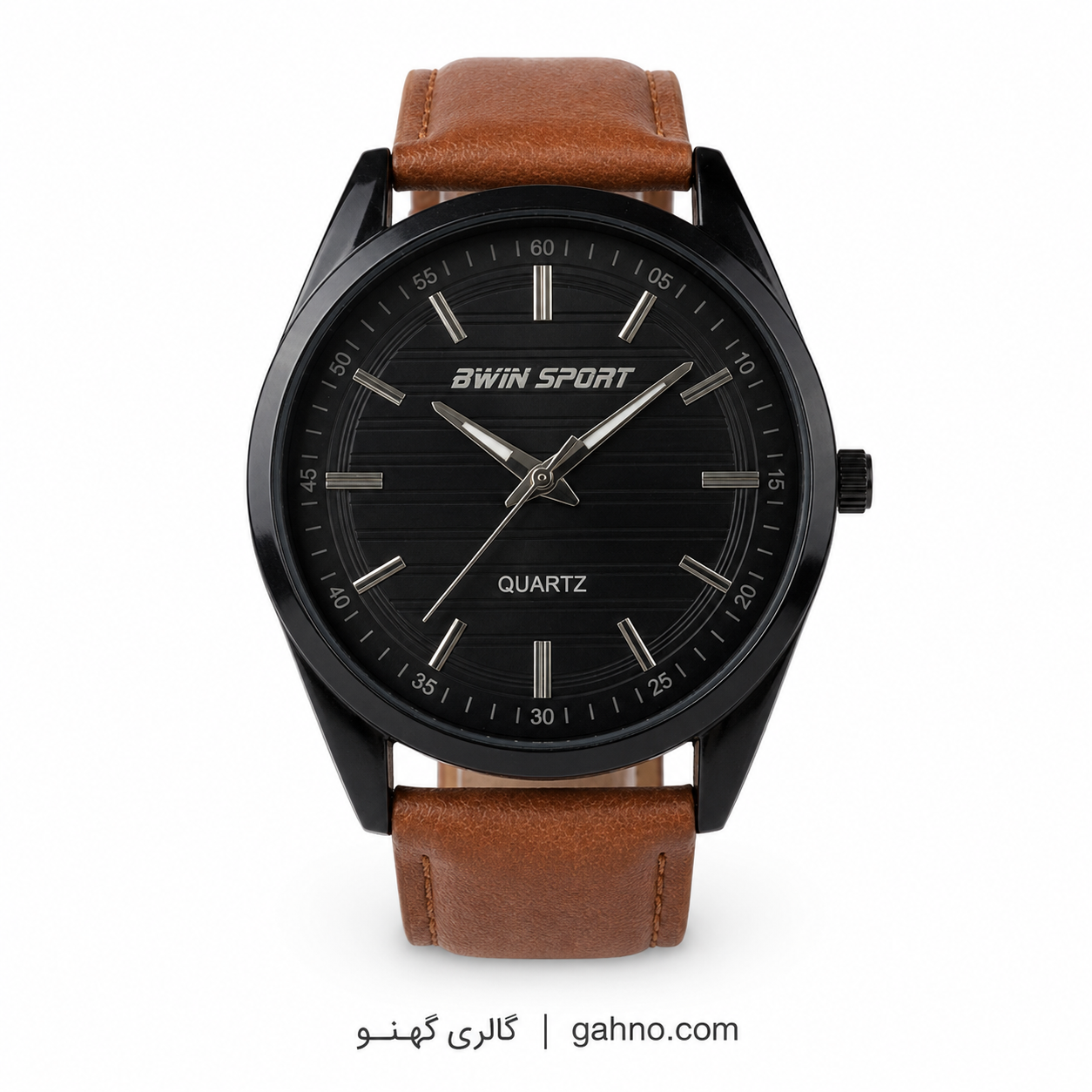 ساعت مچی عقربهای مردانه Bwin Sport M1064G بند چرمی