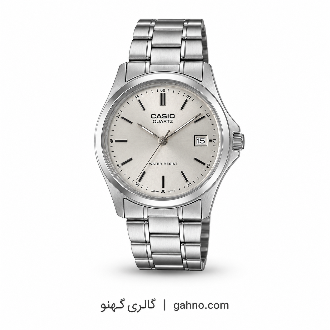 ساعت مچی زنانه کاسیو (Casio) کوارتز نقرهای بند استیل