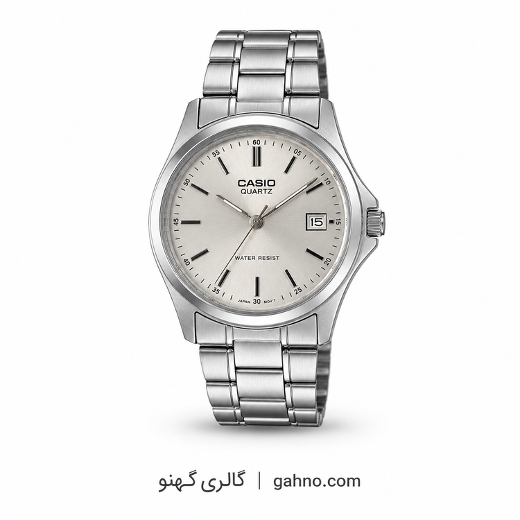 ساعت مچی زنانه کاسیو (Casio) کوارتز نقرهای بند استیل