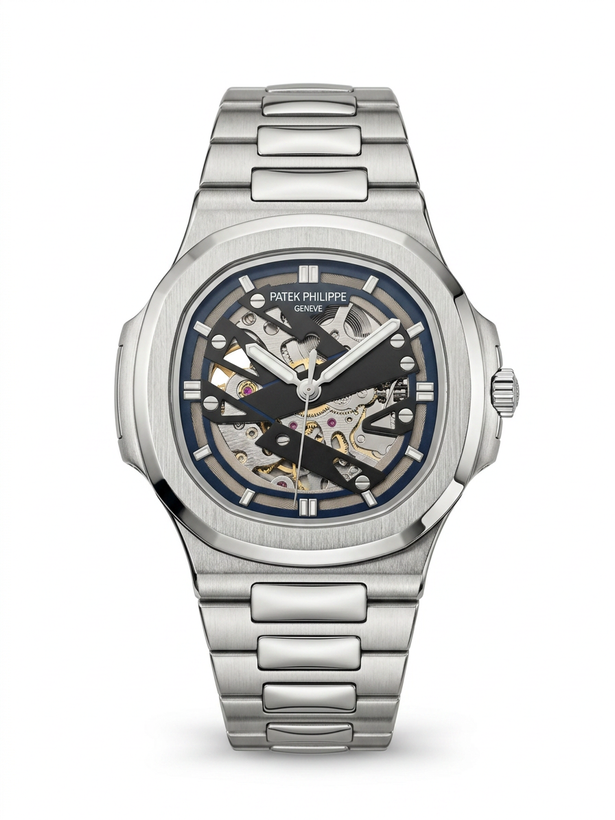 ساعت مچی مردانه پتک فیلیپ (Patek Philippe) اسکلتون اتوماتیک بند استیل