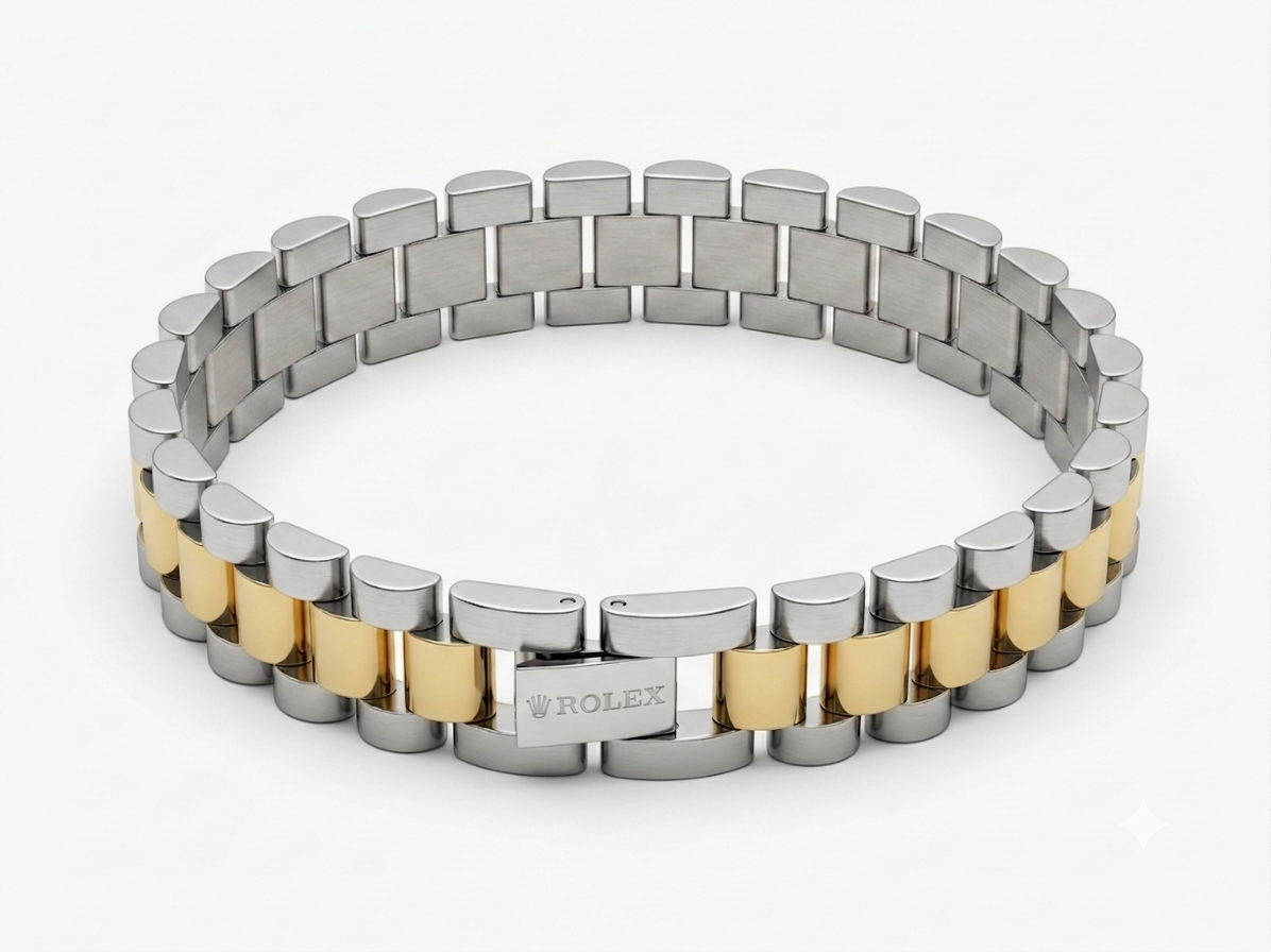 دستبند رولکس (Rolex) مردانه کد 412130
