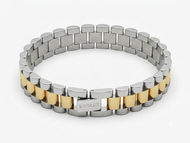دستبند رولکس (Rolex) مردانه کد 412130