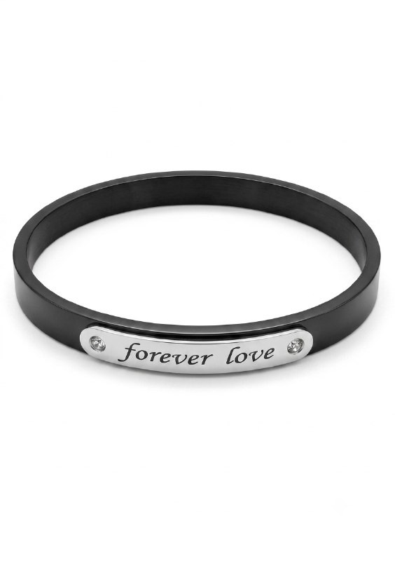 دستبند استیل forever love زنانه کد 412129