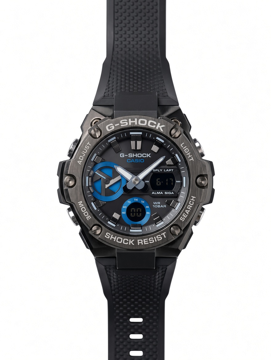ساعت مچی مردانه جی‌شاک (G-Shock) اسپرت ضدآب بند مشکی
